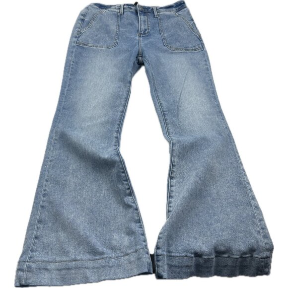 Driftwood Jeans Womens  Sz. 30x34 (30x30.5) Blue Farrah Flare Boho Bell Bottoms - Picture 4 of 16